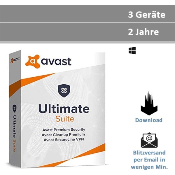 Avast Ultimate Suite, 3 PC - 2 Jahre / www.software-shop.com.de