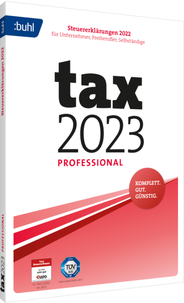 BUHL tax 2023 Professional - www.software-shop.com.de