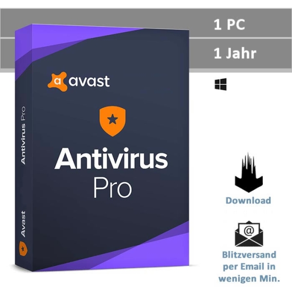 Avast Antivirus Pro 2021 - www.software-shop.com.de