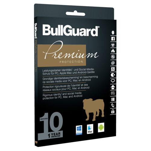 BullGuard Premium Protection 2017 Multi-Device, 10 Geräte - 1 Jahr, Download