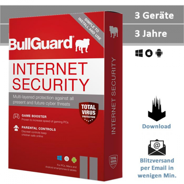 BullGuard Internet Security 2021 - www.software-shop.com.de