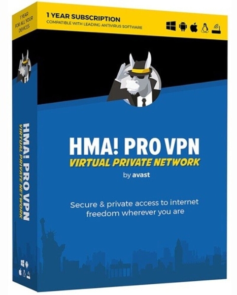 Avast Hide My Ass! Pro VPN, 5 Geräte - 1 Jahr, Download