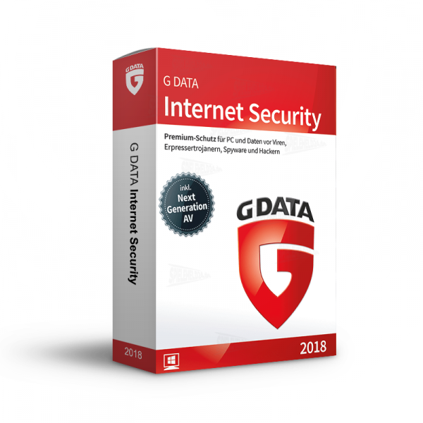 G DATA Internet Security 2018, 1PC - 1 Jahr, Download