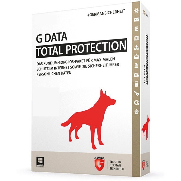 G DATA Total Security 2017, 1PC - 1 Jahr, Download
