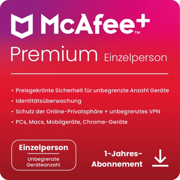 McAfee Premium Individual - www.software-shop.com.de