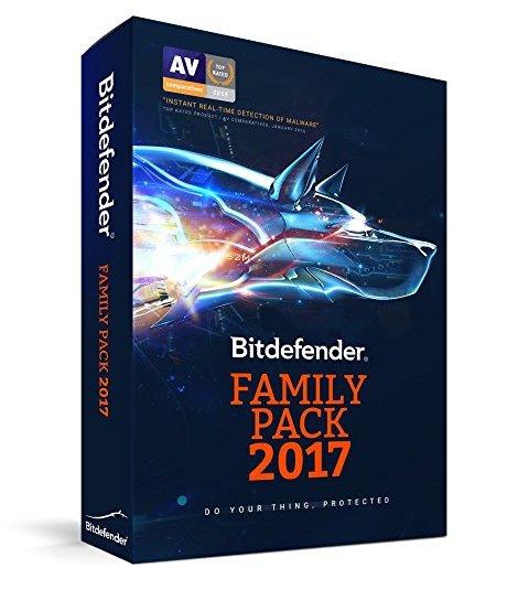 Bitdefender Family Pack 2017 Multi-Device, Alle Geräte eines Haushaltes - 3 Jahre, Download
