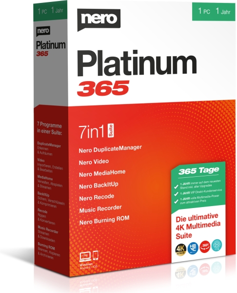 Nero Platinum 365 - www.software-shop.com.de