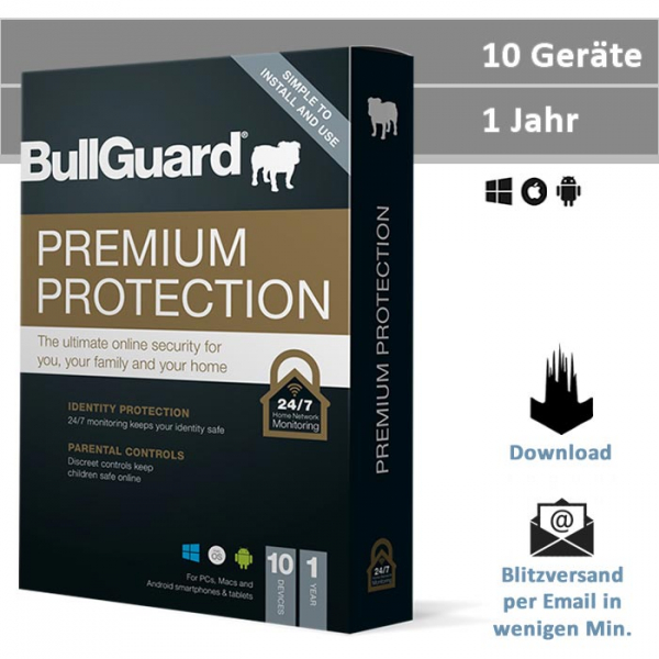 BullGuard Premium Protection 2021 - www.software-shop.com.de