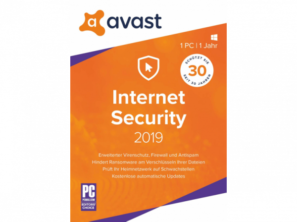 Avast Internet Security 2019 - www.software-shop.com.de