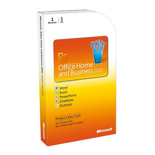 Microsoft Office 2010 Home and Business, OEM PKC NEU