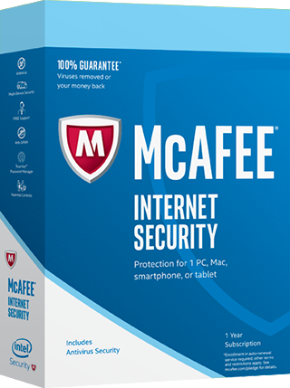 McAfee Internet Security 2017, 1 Gerät - 1 Jahr, Download