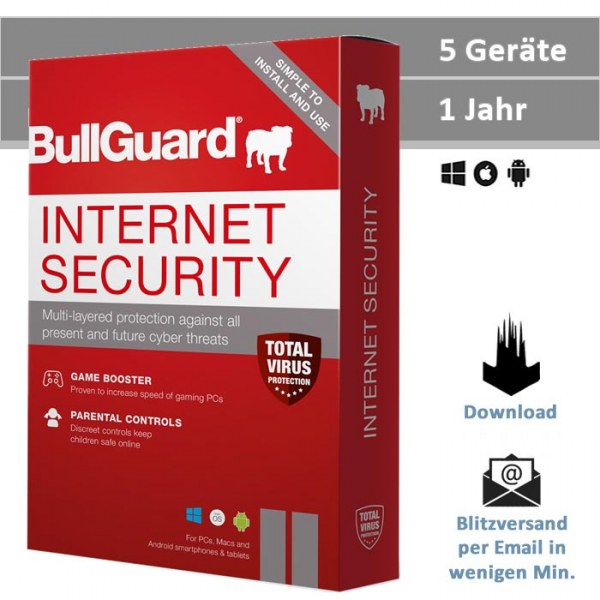 BullGuard Internet Security 2021 - www.software-shop.com.de