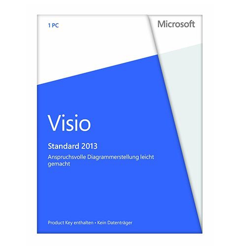Microsoft Visio 2013 Standard, Download, Vollversion