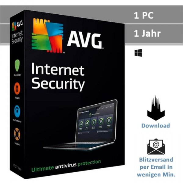 AVG Internet Security 2022, 1 PC - 1 Jahr, Download