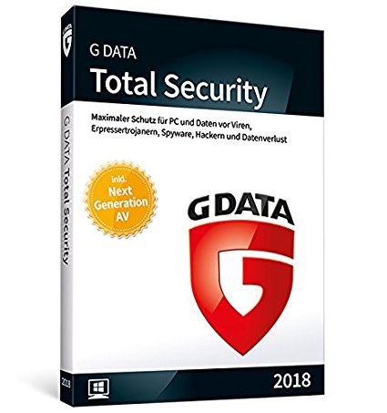 G DATA Total Security 2018, 1PC - 1 Jahr, Download